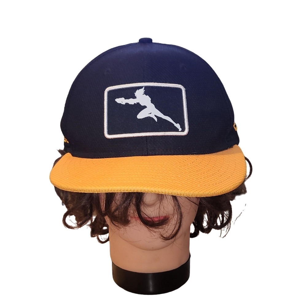 New Era Overwatch League Trace Diamond Weave 9FIFTY Snapback Hat Blk Gold Gaming
